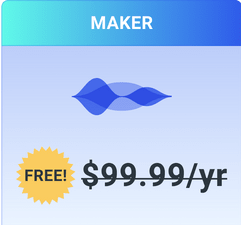 1 year FREE access to Spokestack Maker